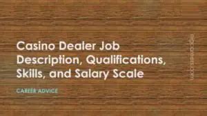 casino dealer job description|casino dealer skills.